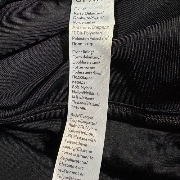 SPANX Faux Leather Sequin Leggings - Picture 6 of 6